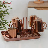 ODM/OEM Top Sale Luxury Double Wall Stainless Steel Colorful Coffee Cups Sets