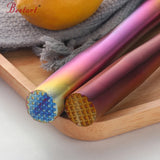 Food Grade Stainless Steel Bar Tool Fruit Muddler Crushed Pressing Stick Ice Smashing Lemon Hammer