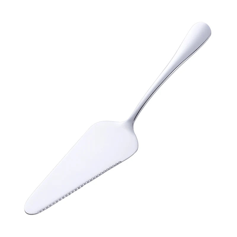Customizable Stainless Steel Pizza Cheese Birthday Gold Cake Knife Rose Gold Cake Server Triangle Shovel