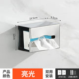 Buyer Star Wall Mounted black gold metal Stainless Steel Square Tissue Box