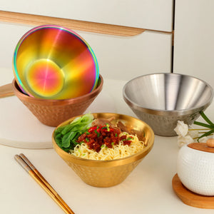 Wholesale Personalized Rice Soup Decorative Bowls Stainless Steel Mixing Bowl