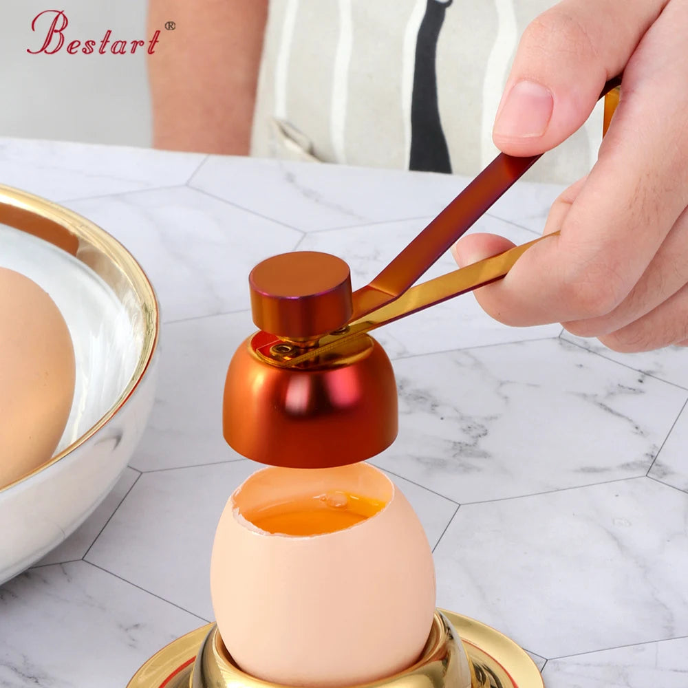 Kitchen Accessories Practical Metal Egg Scissors Egg Tool Cutter Shell Opener Stainless Steel Boiled Raw Egg Open
