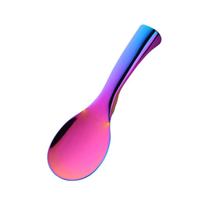 Metal Stainless Steel Ladle Rice Serving Chinese Stainless Steel Soup Spoon Rice Soup Serving Deep Spoon