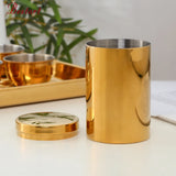 Custom Metal Sealed Cans Mini Can Tea Leaf Caddy Cylinder Tea Canisters Coffee Tin Box