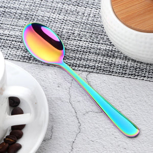 Food Grade Coffee Dessert Small Metal Stainless Steel Tea Spoon