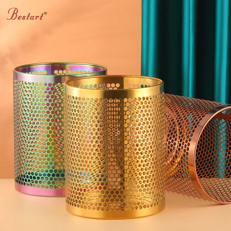 Multi-Purpose Stainless Steel Trash Can for Hotel Bathroom Waste Bin