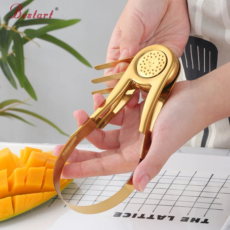 New Arrivals Multifunction Kitchen Creative Fruit Tool 2 in 1 Fruit Peeler Dragon Fruit Mango Slicer