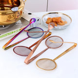 Multi-functional Kitchen Tools Stainless Steel Colander Food Filter Spoon With Clip