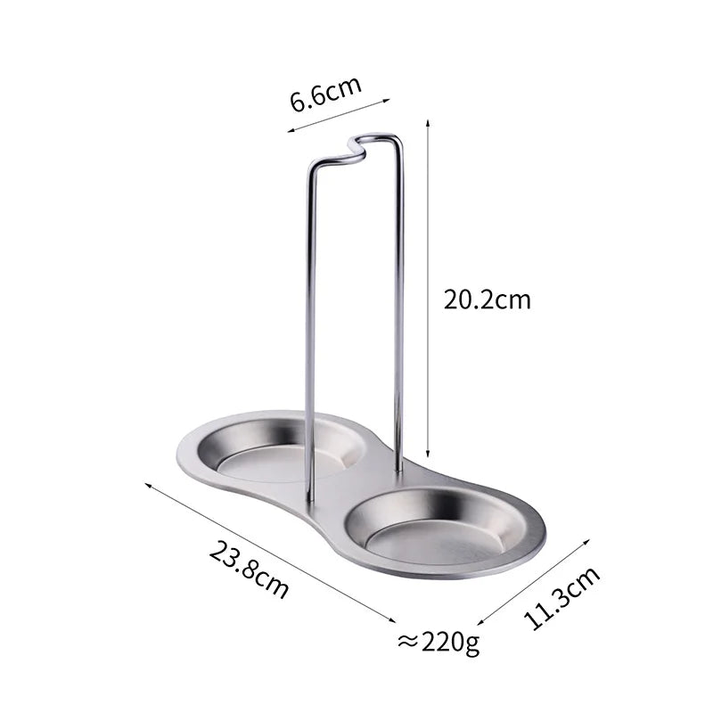Stainless Steel Non-Magnetic Spoon Rack Soup Shell Rack Hot Pot Spoon Rack
