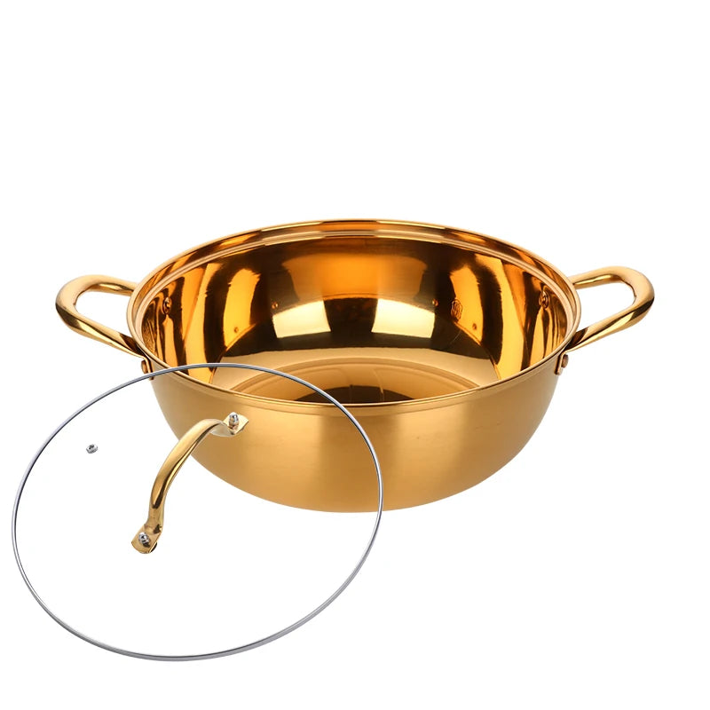 Custom Kitchenware Pots Stainless Steel Nonstick Hot Pot Cooking Pots Cookware Sets