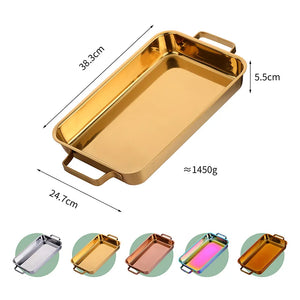 Pre-seasoned Non Stick Griddle Pan Cast Teppanyaki Cooking Reversible Grill Plate for Searing Steak Chicken Fish