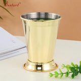 Moscow Mint Metal Julep Cups Gold Plated Custom Cocktail Wine 304 Stainless Steel Mugs