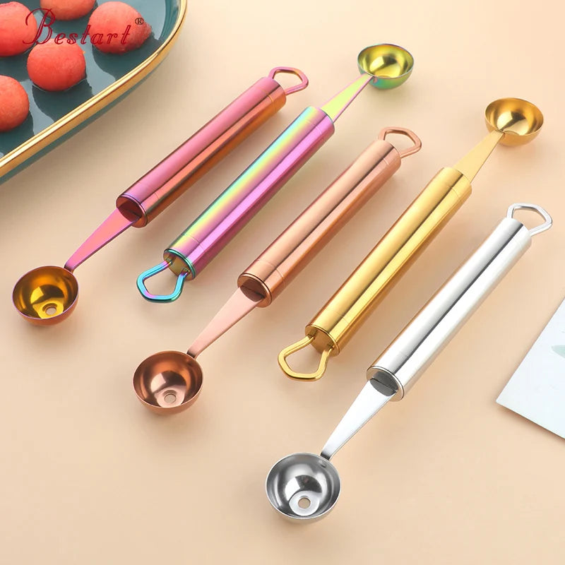 Kitchen Accessories Fruit Vegetable Tools Fruit Melon Ballers Stainless Steel 304 Fruit Digging Scoop