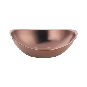 Restaurant Snack Fruit Food Metal Gold Bowl 304 Stainless Steel Mixing Bowls Salad Serving Bowls