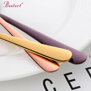 Food Grade Coffee Dessert Small Metal Stainless Steel Tea Spoon