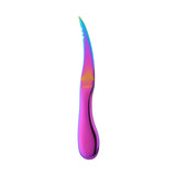 Kitchen Utensil Seafood Shell Prawn Curved Peeler Stainless Steel Shrimp Knife