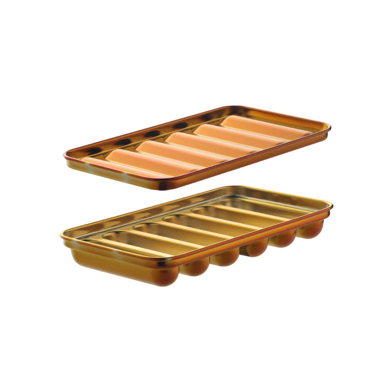 Non-stick Kitchen Accessories Baking Meat Sausage DIY Stainless Steel Hot Dog Sausage Maker Mold with Lid