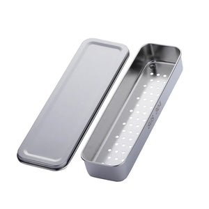 SS 304 Gold Plated Stainless Steel Flatware Chopsticks Spoon Box