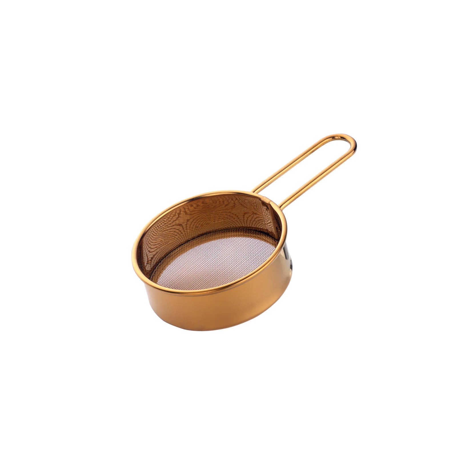 Kitchen Baking Tools Colander Gold Fine Mesh Strainers Tea Flour Sifter Stainless Steel Flour Sieve