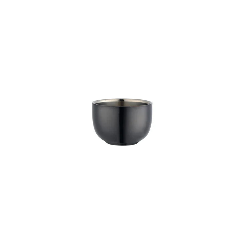 Chinese Kung Fu Luxury Stainless Steel Tea Cup Set With Tray Sieve