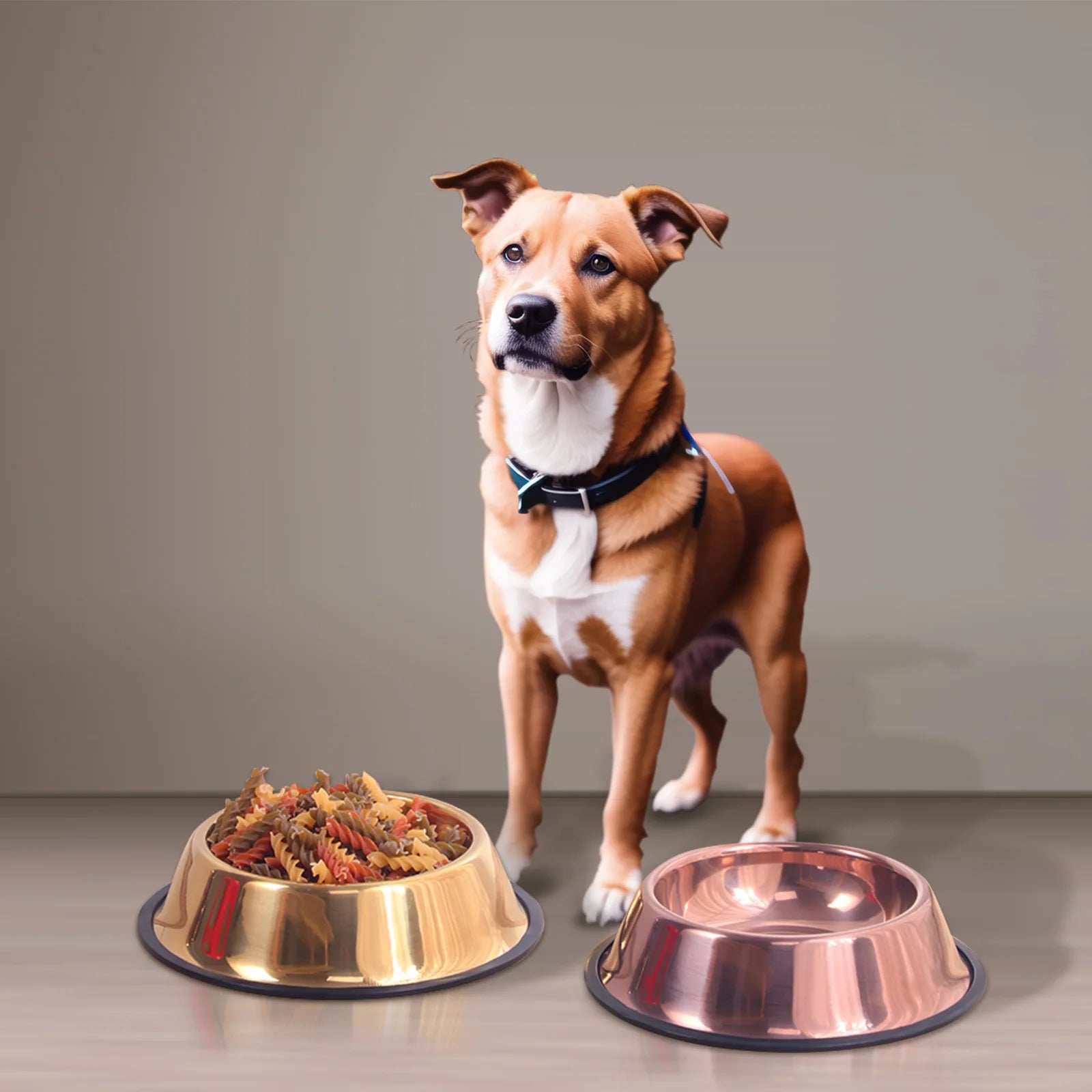 Custom Logo Dog Bowl Stainless Steel Manufacturer Stainless Steel Pet Bowl