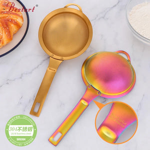 Baking Pastry Tools 18/8 Stainless Steel Sifters Fine Mesh Strainers Sieve Colanders Flour Strainer