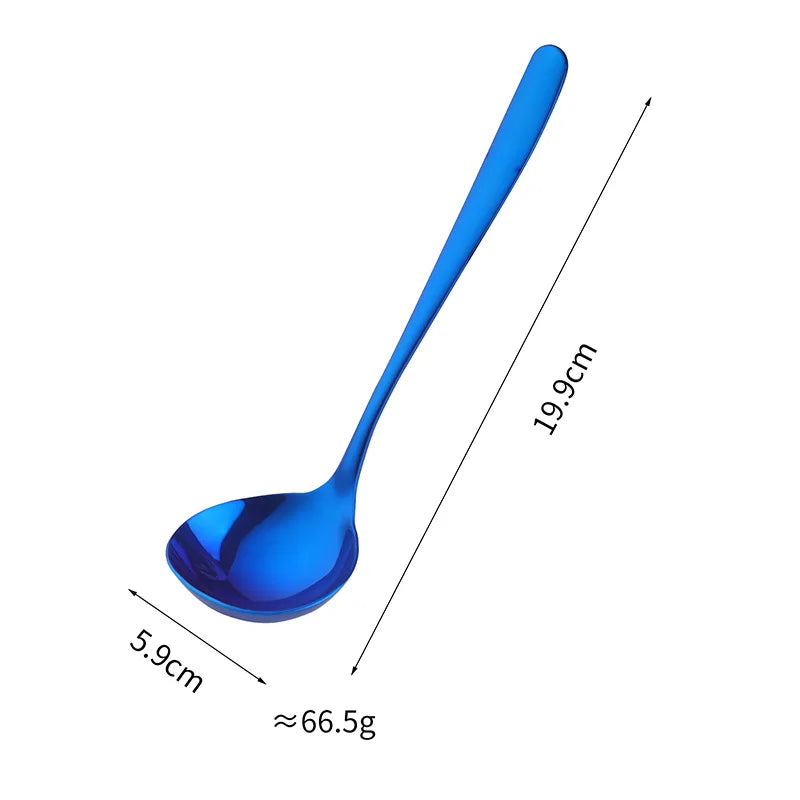 Kitchen Gadgets Sauce Soup Spoons Stainless Steel Soup Ladle Serving Spoons for Home and Kitchen
