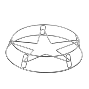 Chinese Food Grade 34cm Domestic Non-stick Double Ear One Handle Round Bottom Cooking Wok Stainless Steel Pot Holder