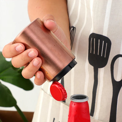 Convenient Bar Accessories Stainless Steel Beer Bottle Lighter Wine Opener