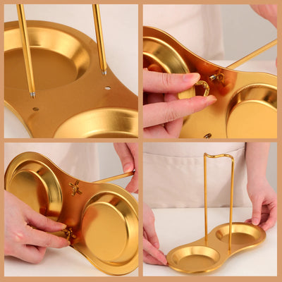 Stainless Steel Non-Magnetic Spoon Rack Soup Shell Rack Hot Pot Spoon Rack