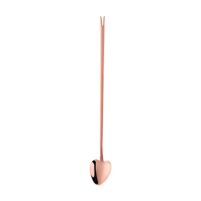 High Quality Heart Shaped One-Spoon Fork Stainless Steel for Camping Price