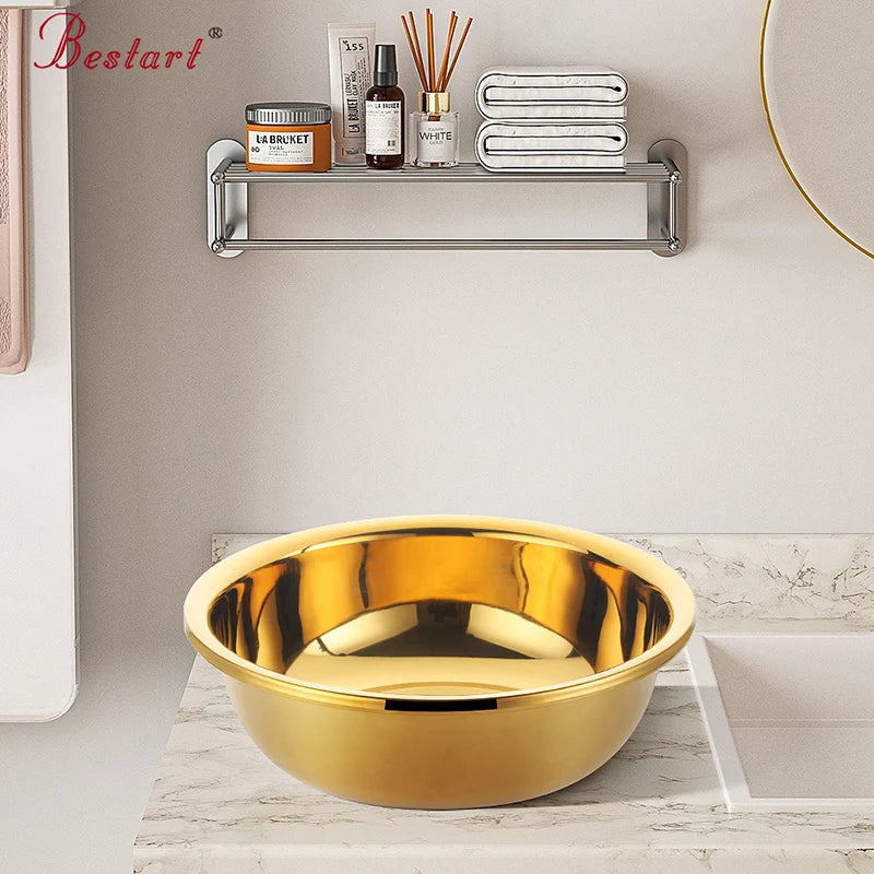 Multifunctional Wash Basin Fruit Vegetable Washbowl Stainless Steel Mixing Basin