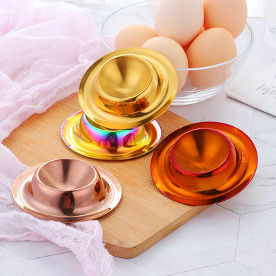 Hot Seller Stainless Steel Egg Boiler Steamer with Cup Holder Metal High Visibility Product