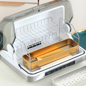 SS 304 Gold Plated Stainless Steel Flatware Chopsticks Spoon Box