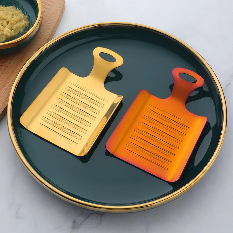 Kitchen Accessories Metal Ginger Grinding Shovel Stainless Steel Garlic Grater