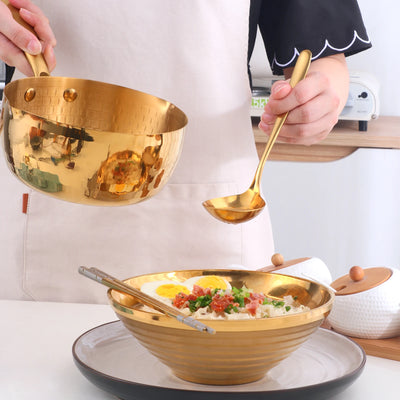 Kitchen Gadgets Sauce Soup Spoons Stainless Steel Soup Ladle Serving Spoons for Home and Kitchen