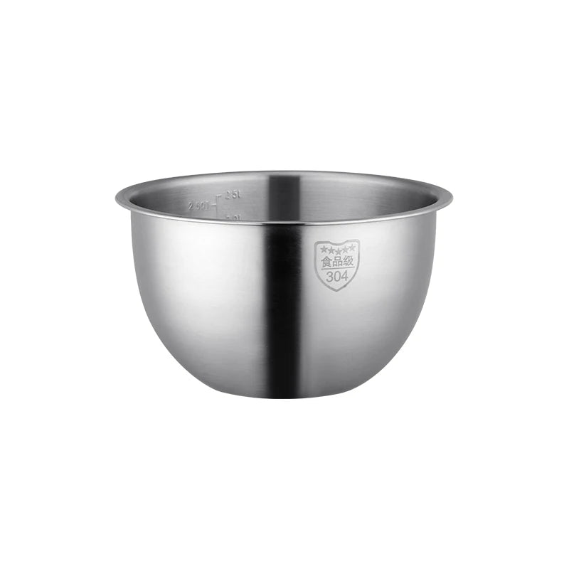 Kitchen Utensil Cooking Basin Pot Stainless Steel Mixing Bowl Soup Salad Bowl