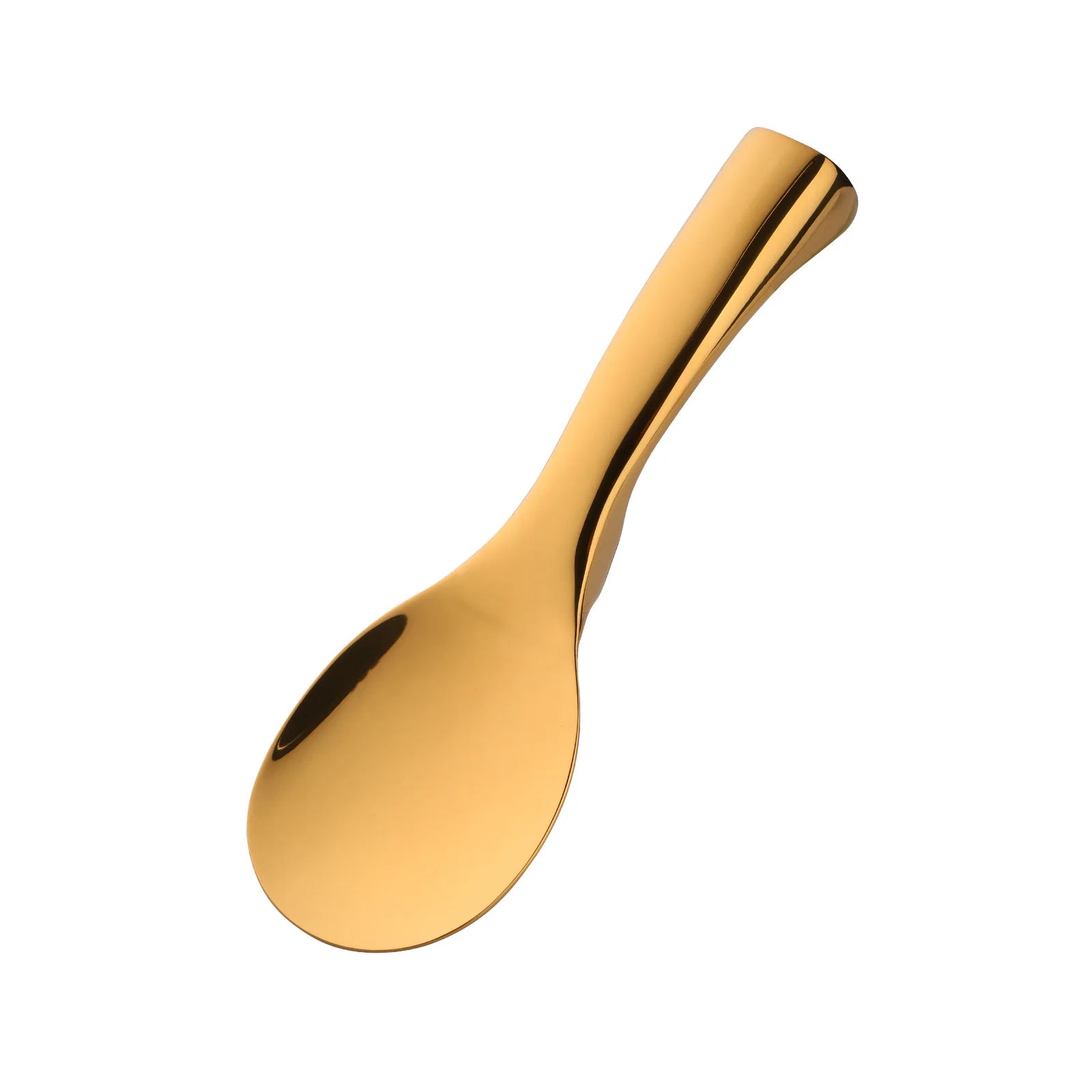 Metal Stainless Steel Ladle Rice Serving Chinese Stainless Steel Soup Spoon Rice Soup Serving Deep Spoon