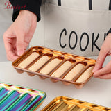 Non-stick Kitchen Accessories Baking Meat Sausage DIY Stainless Steel Hot Dog Sausage Maker Mold with Lid