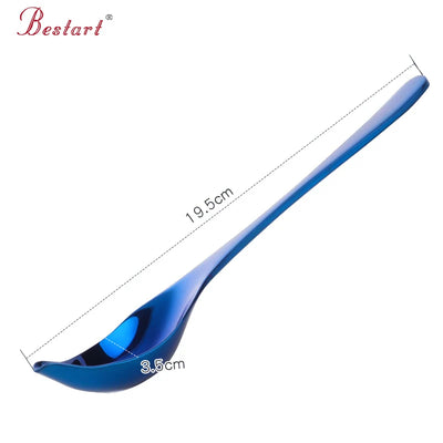 Professional Chef Stainless Steel Cake Coffee Decorative Multipurpose Stainless Steel Culinary Cooking Drawing Spoon