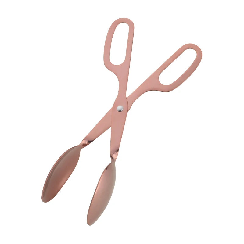 Kitchen Baking Tool Stainless Steel Food Tongs BBQ Tongs Metal Bread Tongs