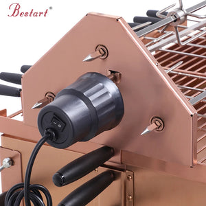 Portable Camping Cypriot Grill Top Rotisserie Barbecue Grill Outdoor Stainless Steel Double Barbecue Grills