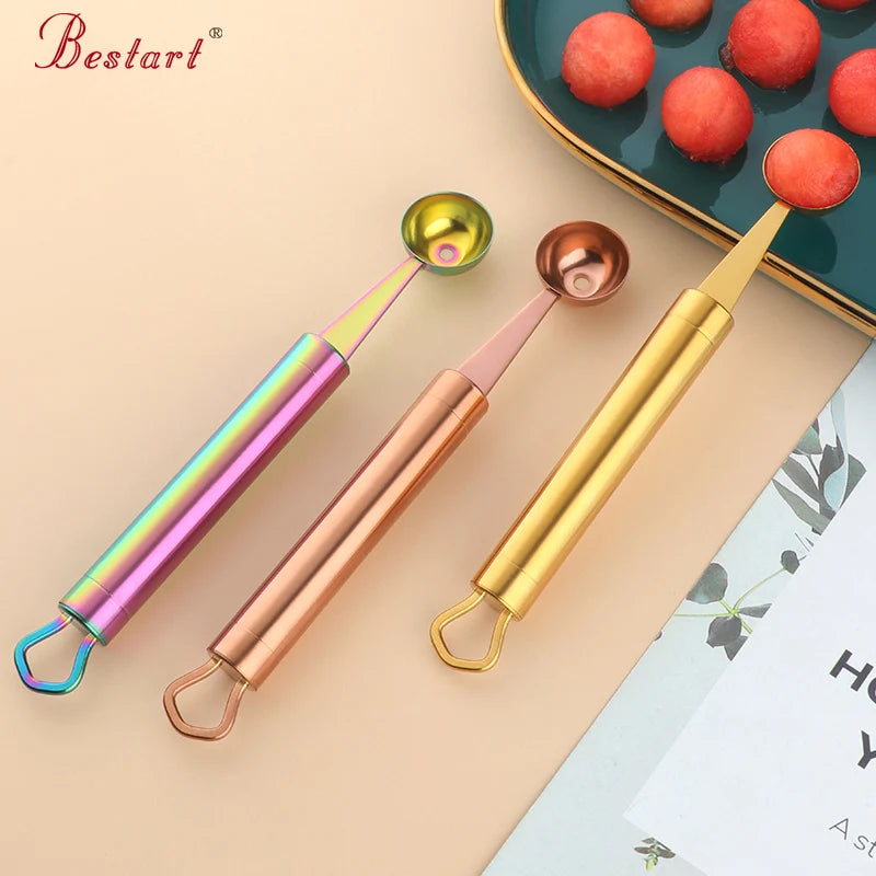 Kitchen Accessories Fruit Vegetable Tools Fruit Melon Ballers Stainless Steel 304 Fruit Digging Scoop