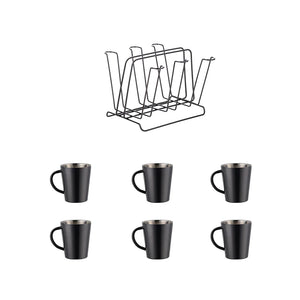 ODM/OEM Top Sale Luxury Double Wall Stainless Steel Colorful Coffee Cups Sets