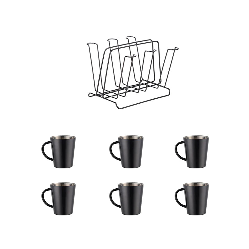 ODM/OEM Top Sale Luxury Double Wall Stainless Steel Colorful Coffee Cups Sets