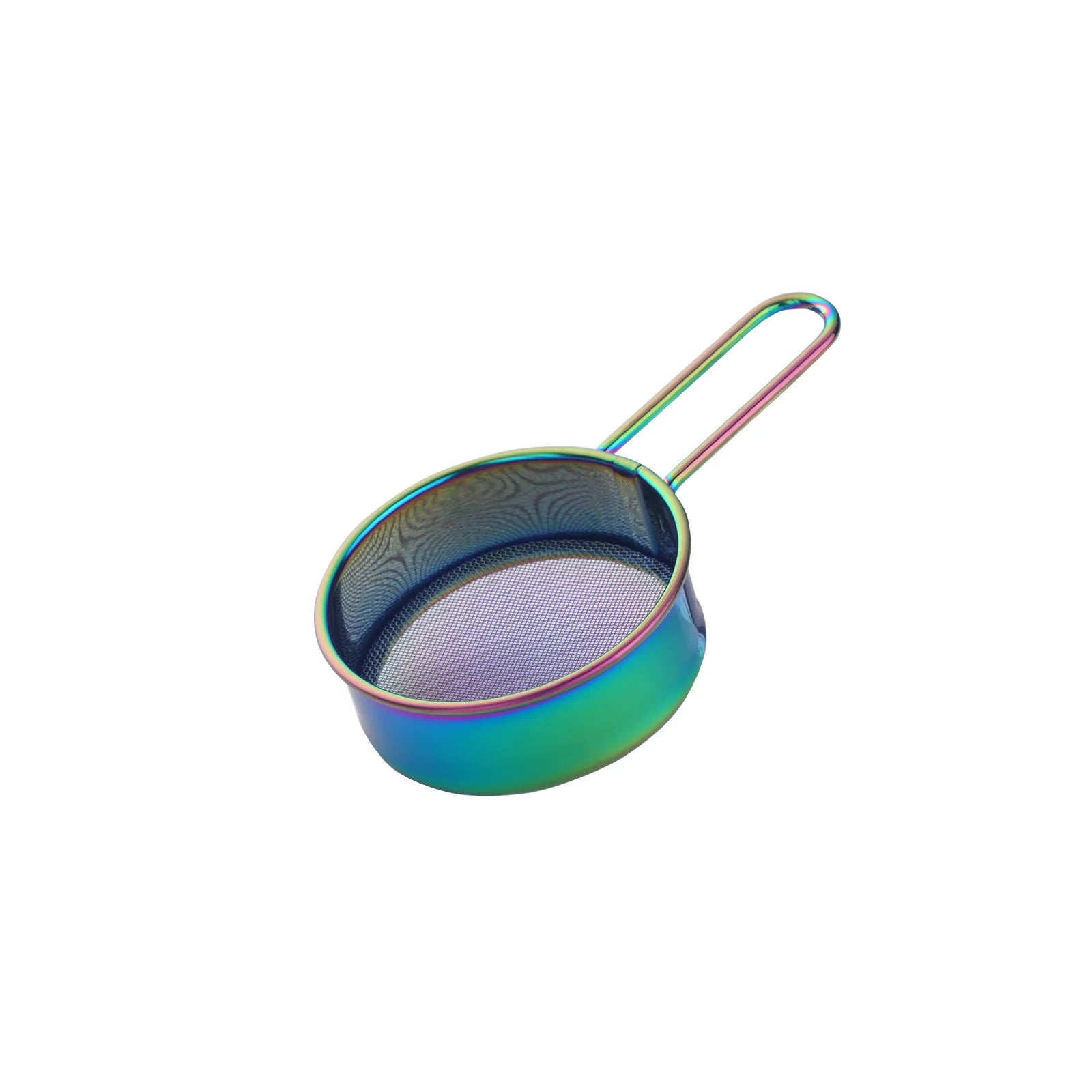 Kitchen Baking Tools Colander Gold Fine Mesh Strainers Tea Flour Sifter Stainless Steel Flour Sieve