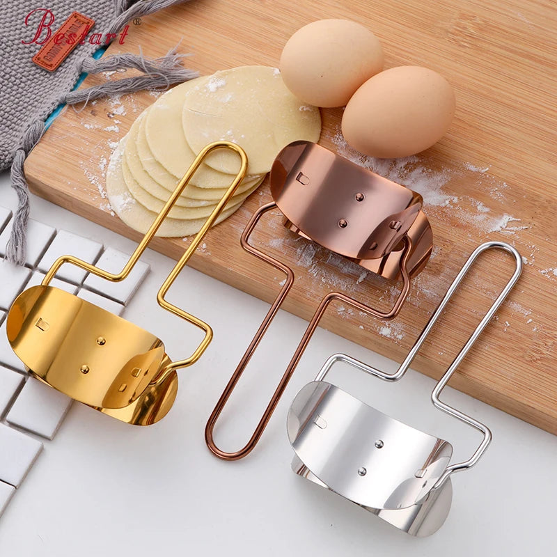 Kitchen Gadgets Accessories Stainless Steel Dumpling Tools Press Skin Dumpling Maker