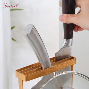 Kitchen Utensils Organizer Shelf Knives Stainless Steel Fork Spoon Chopsticks Integrated Storage Hold Knife Rack