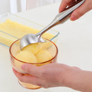 Professional Digger Spade Ball Maker Non-Slip Grip Stainless Steel Ice Cream Scoop Spoon
