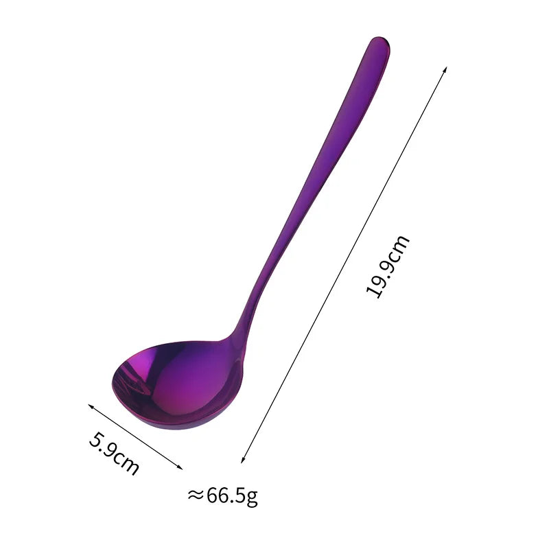 Kitchen Gadgets Sauce Soup Spoons Stainless Steel Soup Ladle Serving Spoons for Home and Kitchen